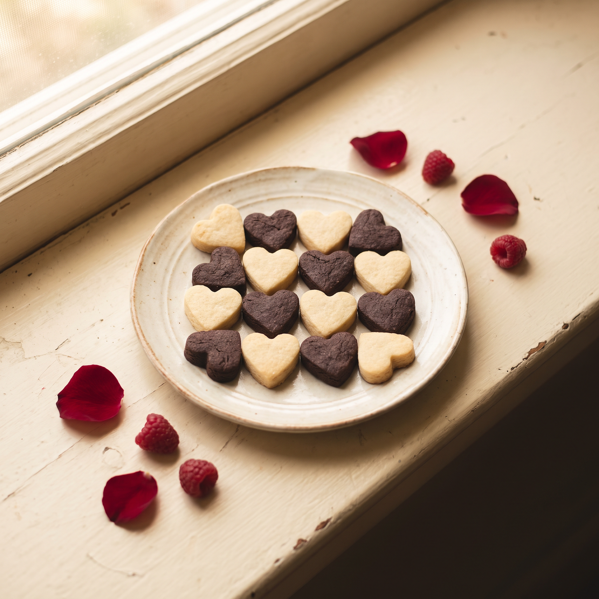 Checkerboard Hearts