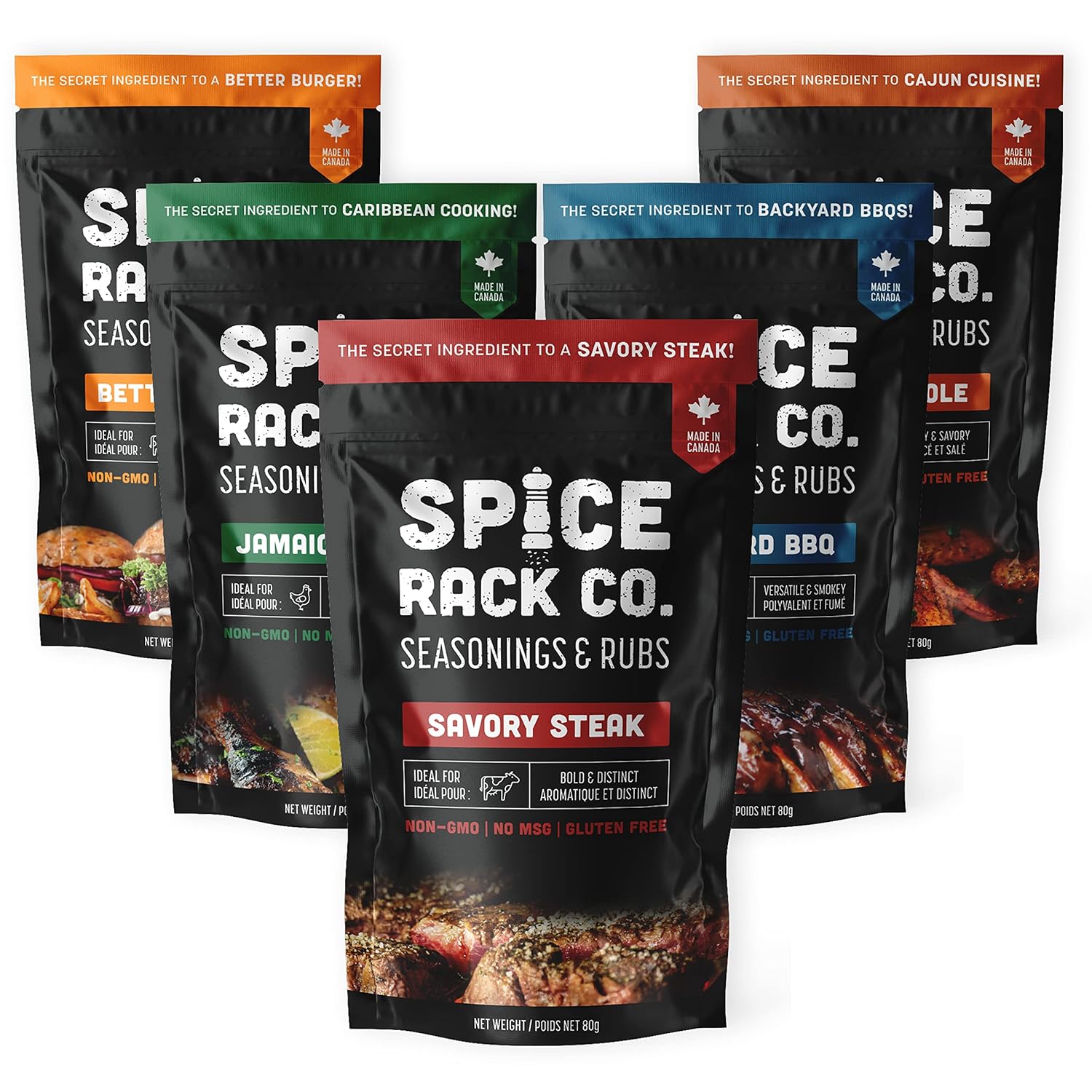 Spice Rack Co. BBQ Seasonings & Rubs Set