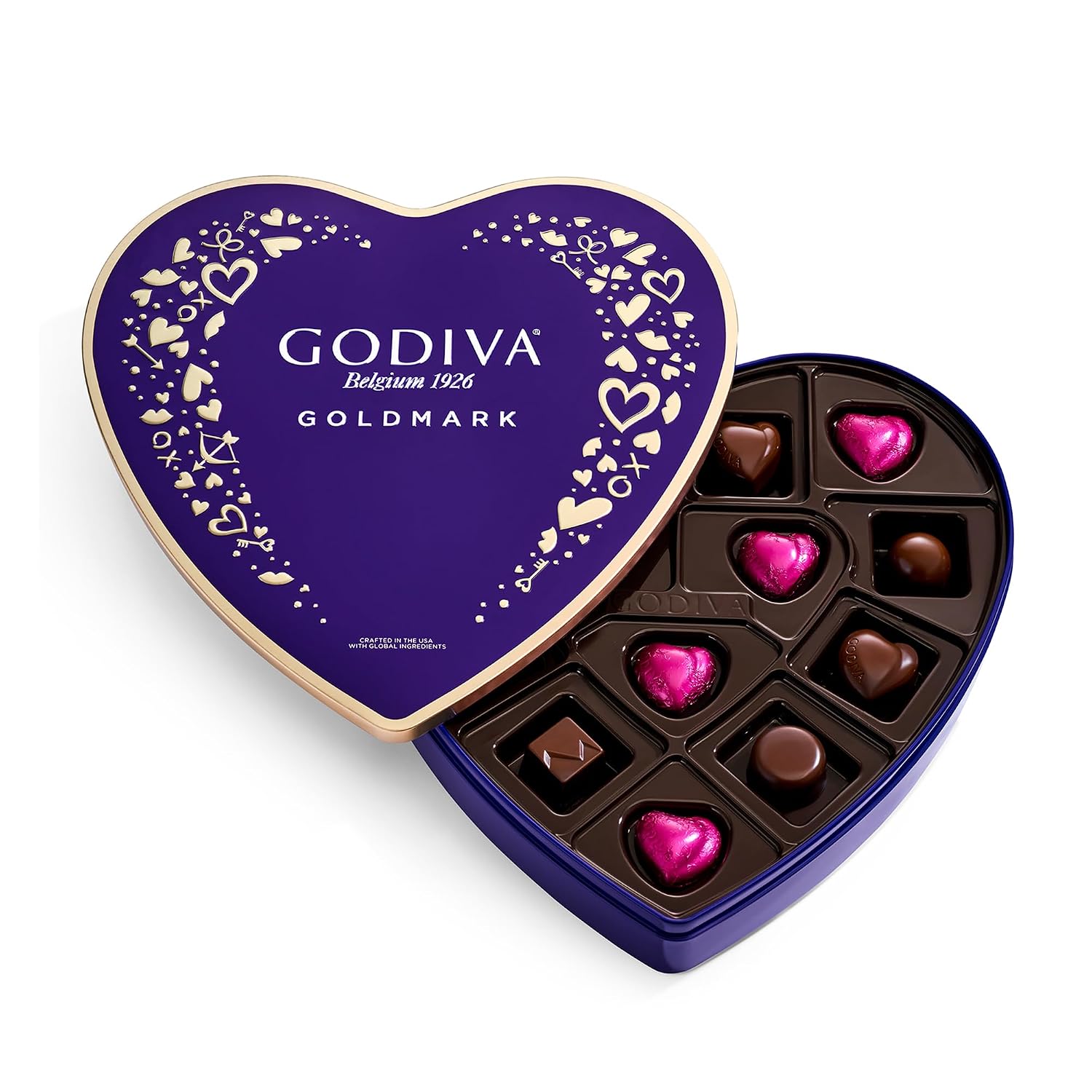 Godiva Goldmark Heart Chocolate Box