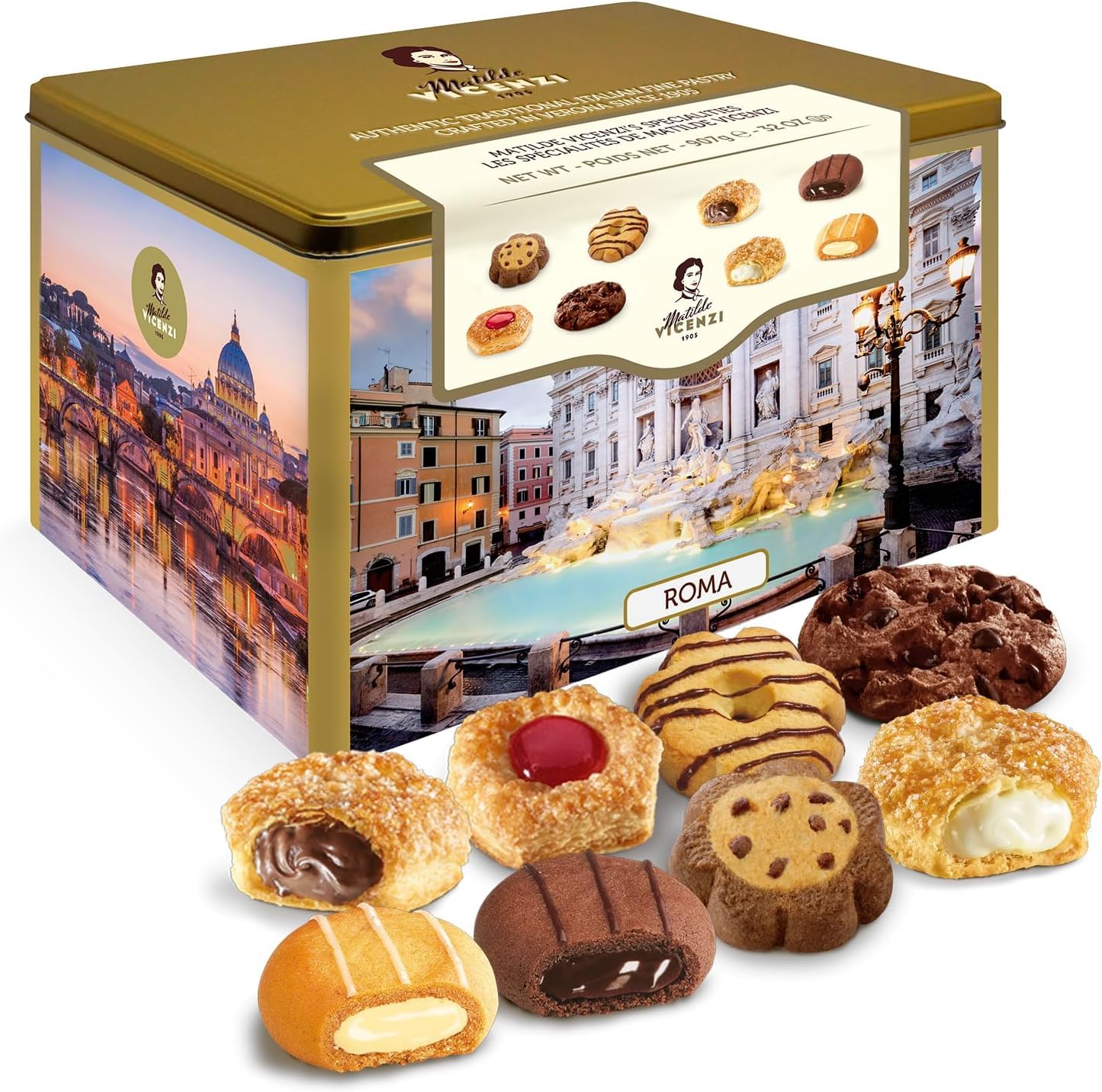 Matilde Vicenzi Roma Cookie Gift Tin