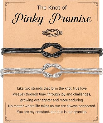 Matching Couples Love Knot Bracelets