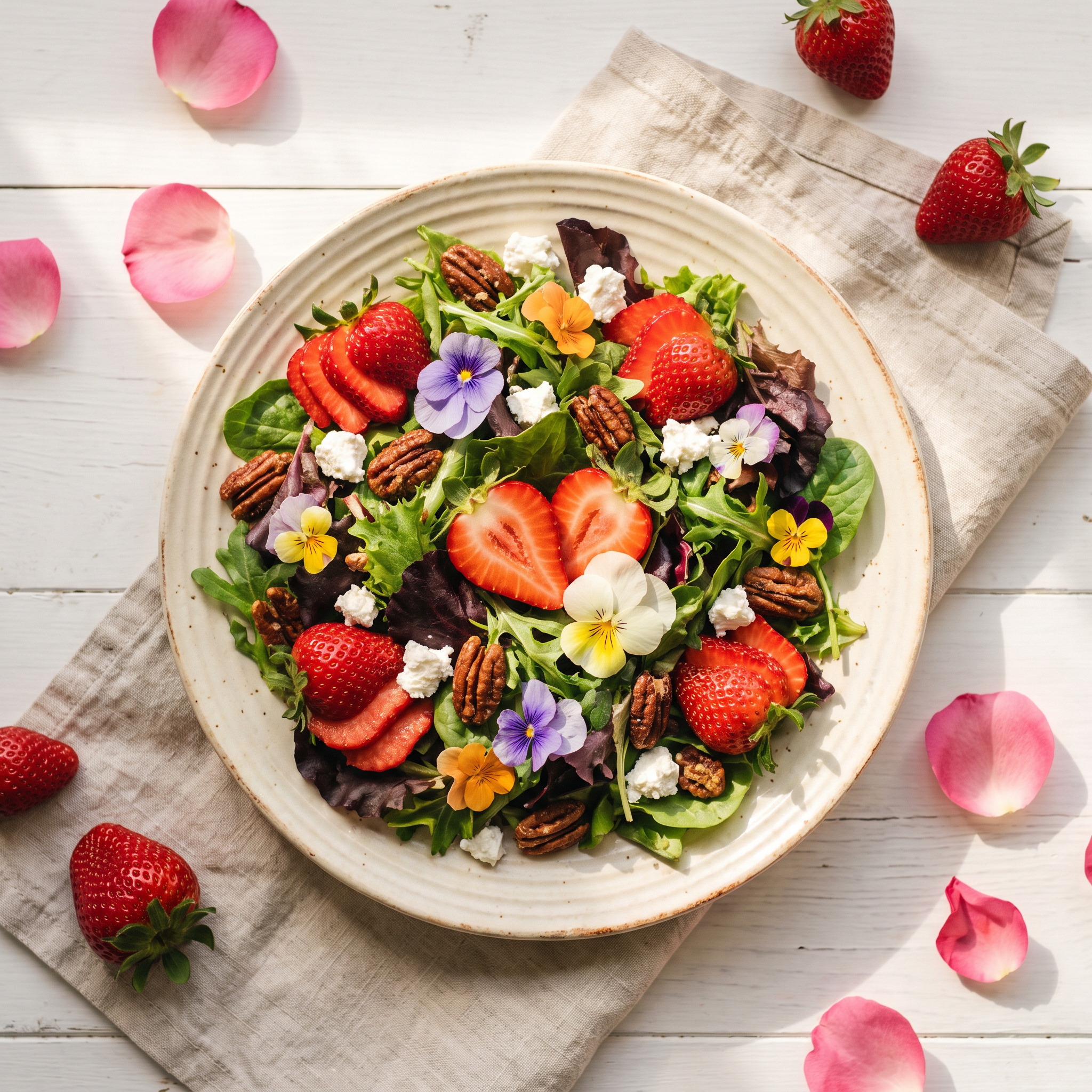 Strawberry Sweetheart Salad